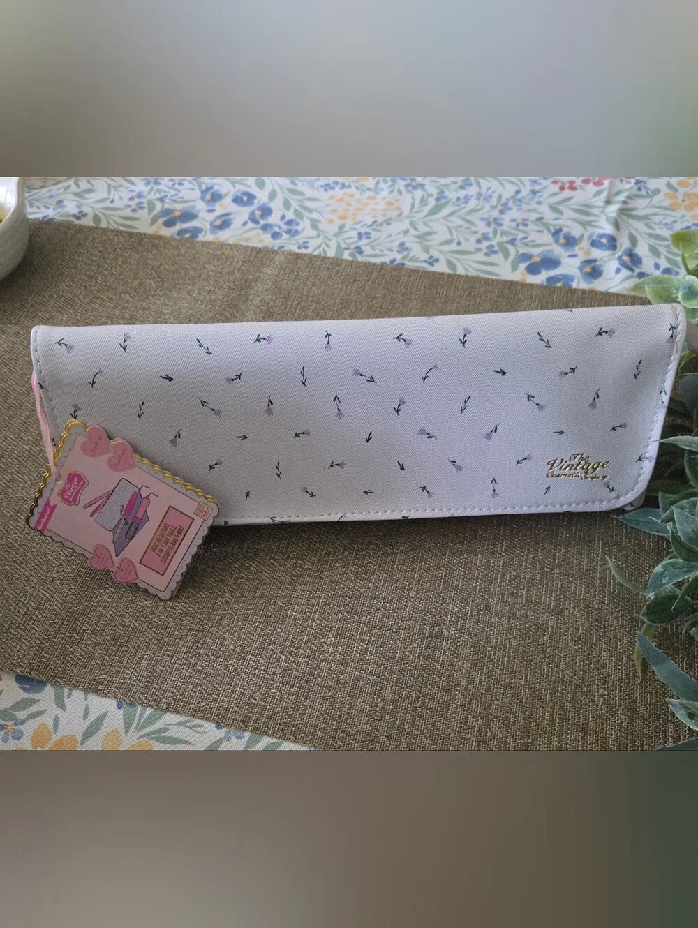 Vintage Floral Lavender Phone Case Wallet - Vintage Collection
